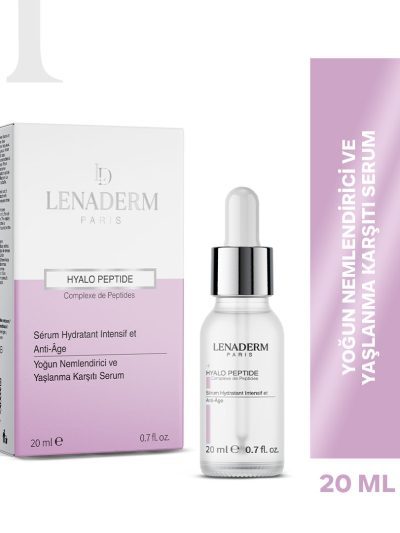 Lenaderm Hyalo Peptide Yoğun Nemlendirici ve Yaşlanma Karşıtı Cilt Bakım Serumu